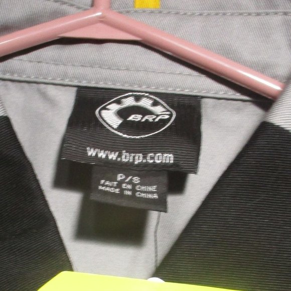 Men's BRP SKI-Doo X-Team Button Down Long Sleeve Machanic Style Shirt Size S NEW - Picture 4 of 12